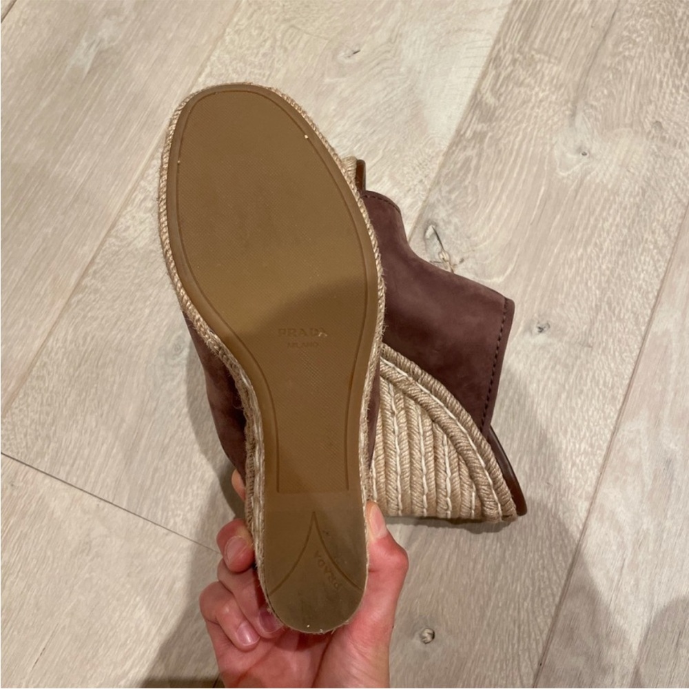 Prada Wedge Sandals - image 4